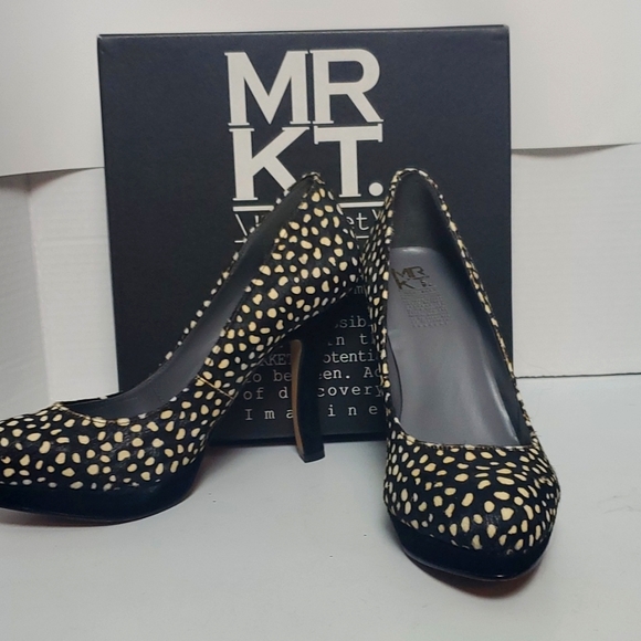 MRKT. Polka Dot Pony Heels - Picture 2 of 4